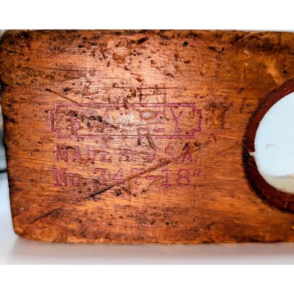 Vintage/Antique Stanley Wooden Made in USA 18" Level - Picture 3 of 14